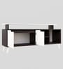 Rhodium Tv Console In Black And White Colour