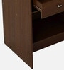 Rhombus Hutch Desk in Walnut Finish