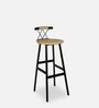 Rhyme Antique Low Back Bar Stool