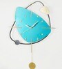 Rhythm Triangular Metal Pendulum Wall Clock