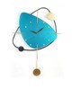 Rhythm Triangular Metal Pendulum Wall Clock