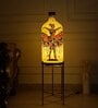 Rhythmic Beauty Floor Lamp with Foldable Metal Stand