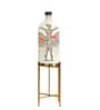 Rhythmic Beauty Floor Lamp with Foldable Metal Stand