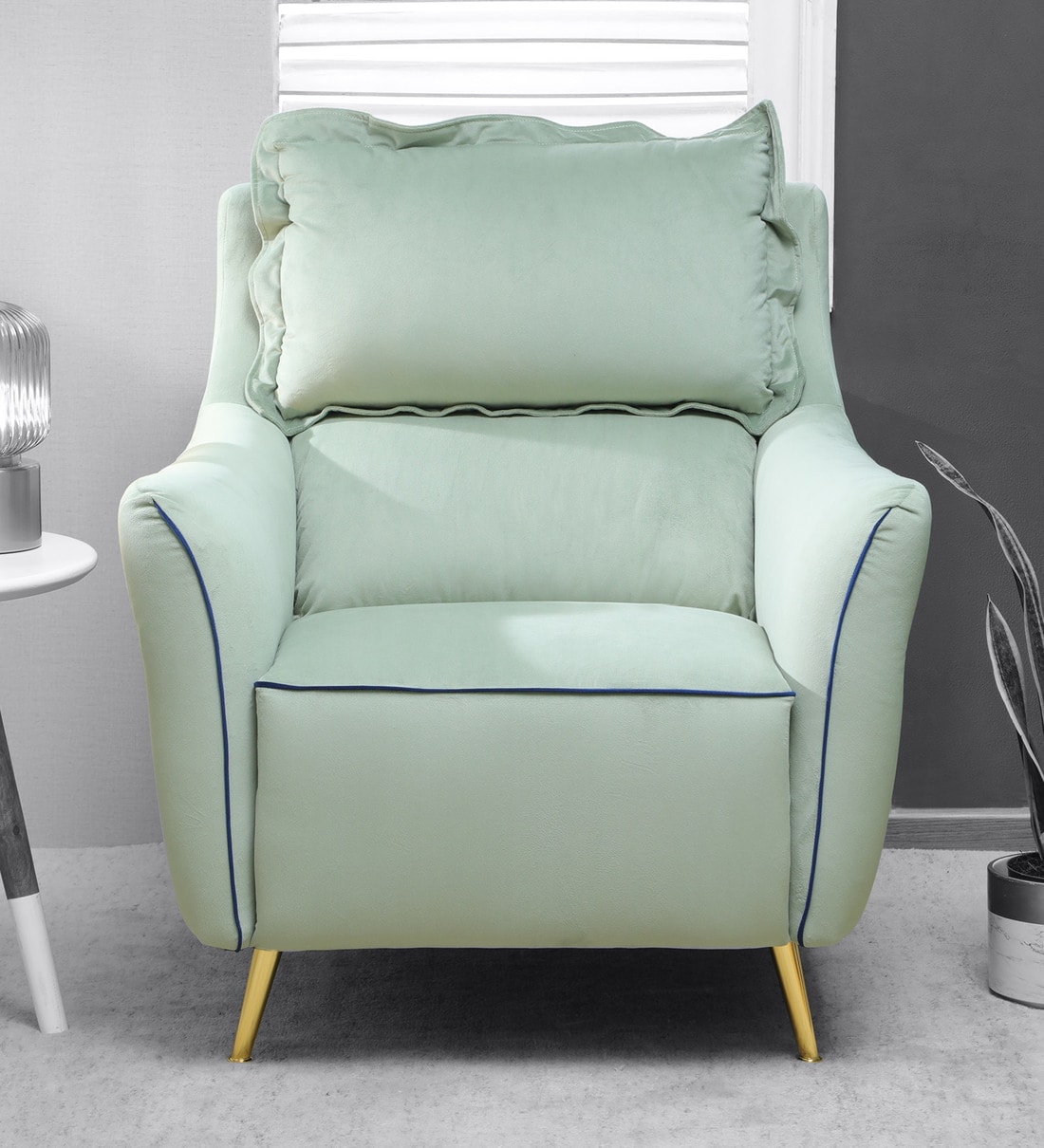 light green colour sofa