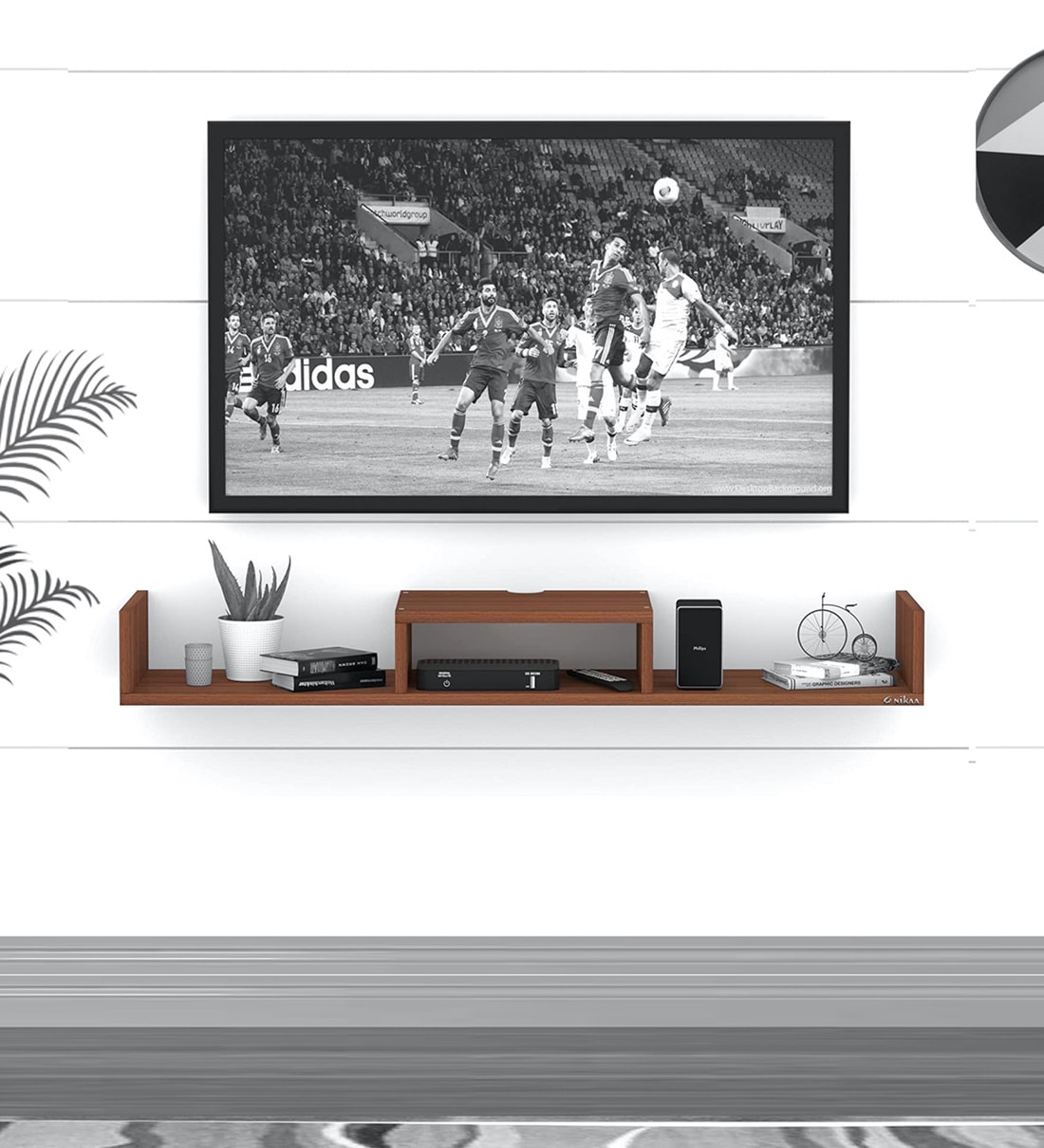 Buy Riley TV Unit in Walnut Finish for TVs up to 55\ at 37 OFF by