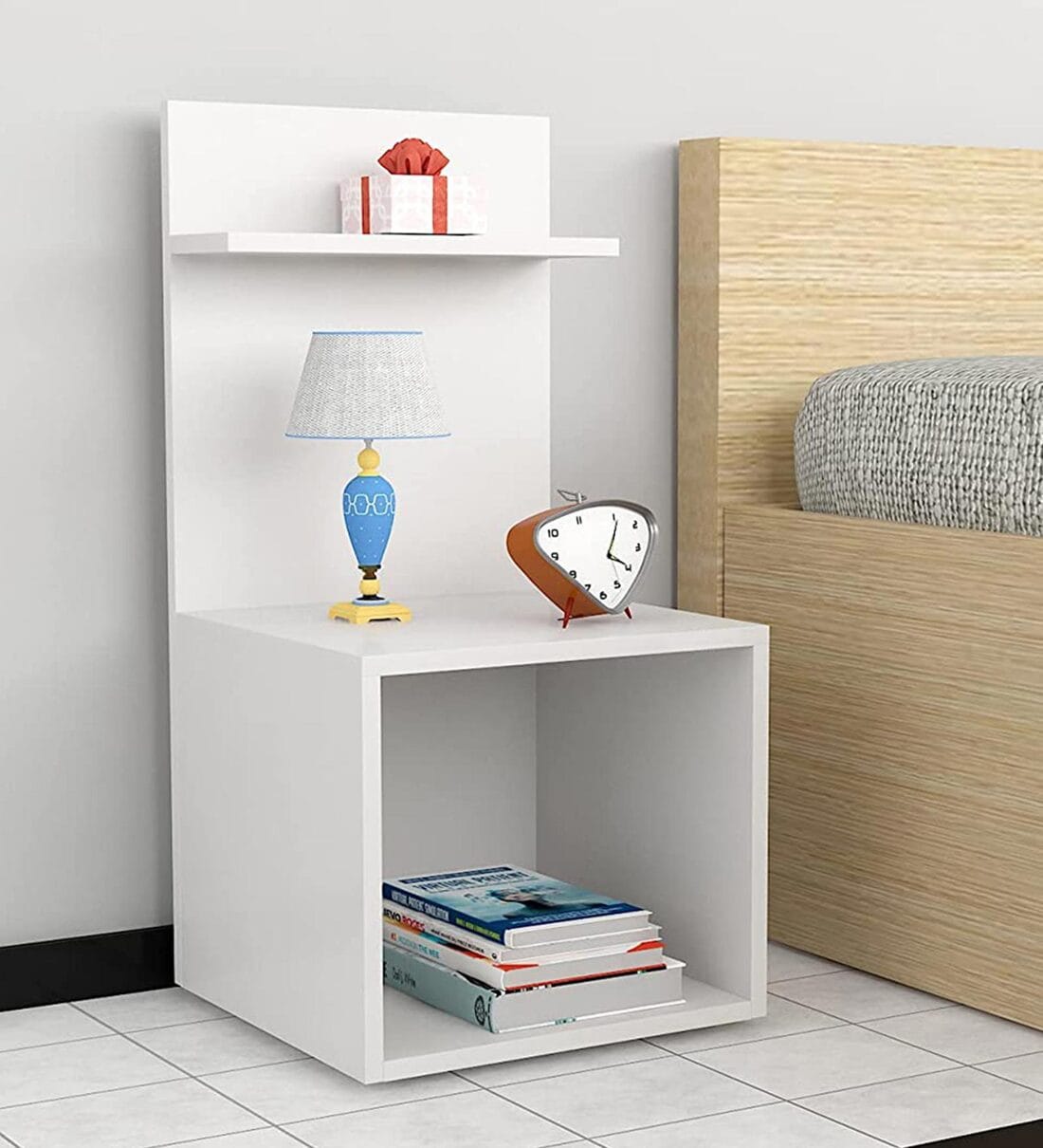 Buy Rio Bedside Table in White Finish at 50 OFF by Kawachi Pepperfry