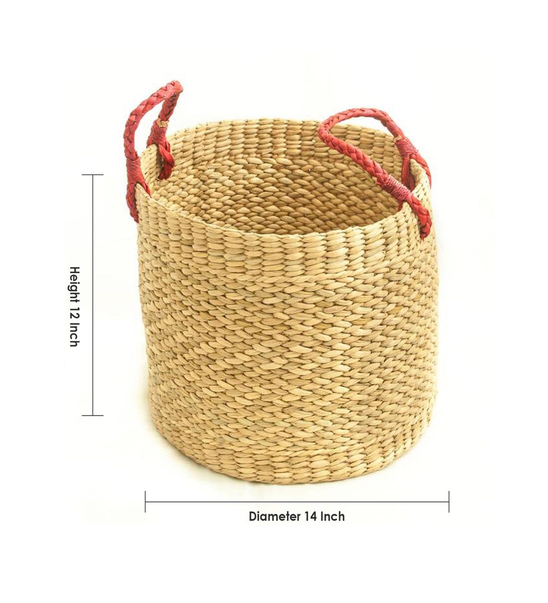 Buy 10 Ltr Jute Laundry Basket In Brown By Rista Online Laundry