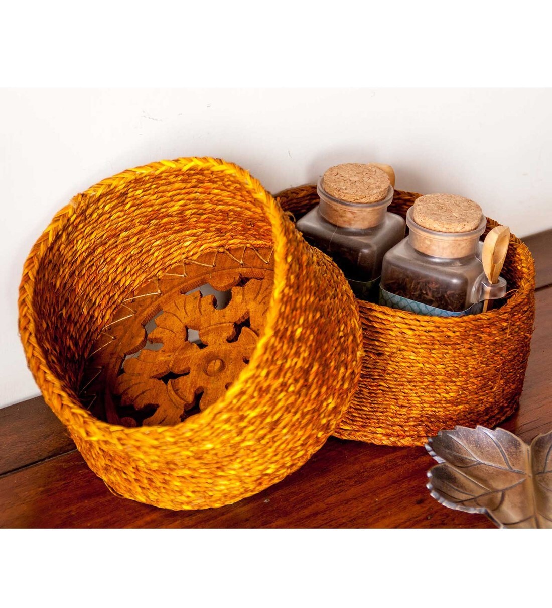 Buy Rista Grass Utility Basket Online Desk Organizers Table Organizers Home Decor