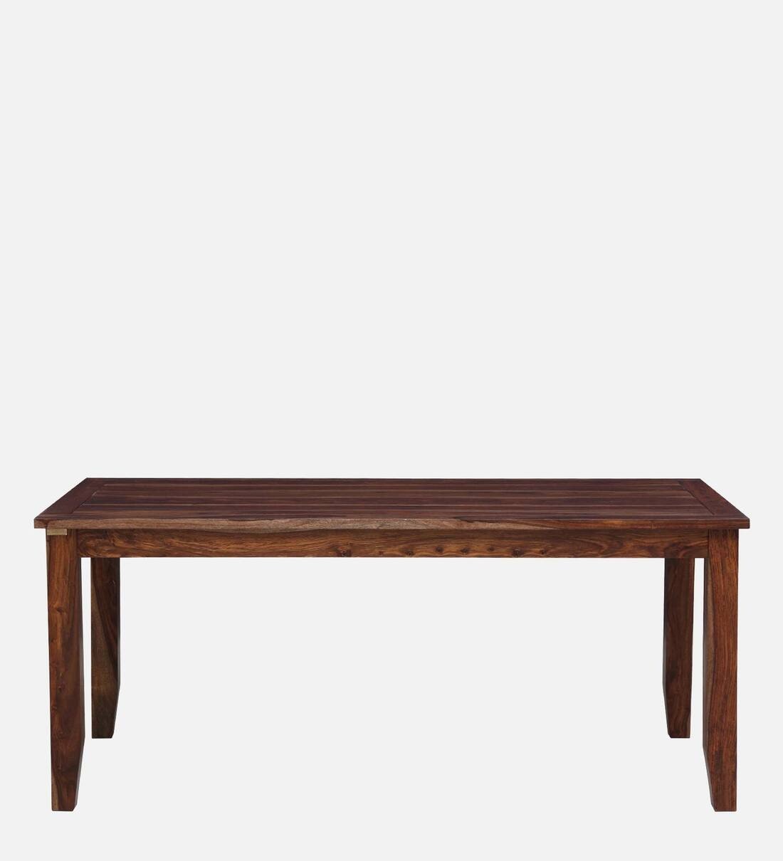 Buy Tourconing Sheesham Wood 8 Seater Dining Table In Rustic Teak