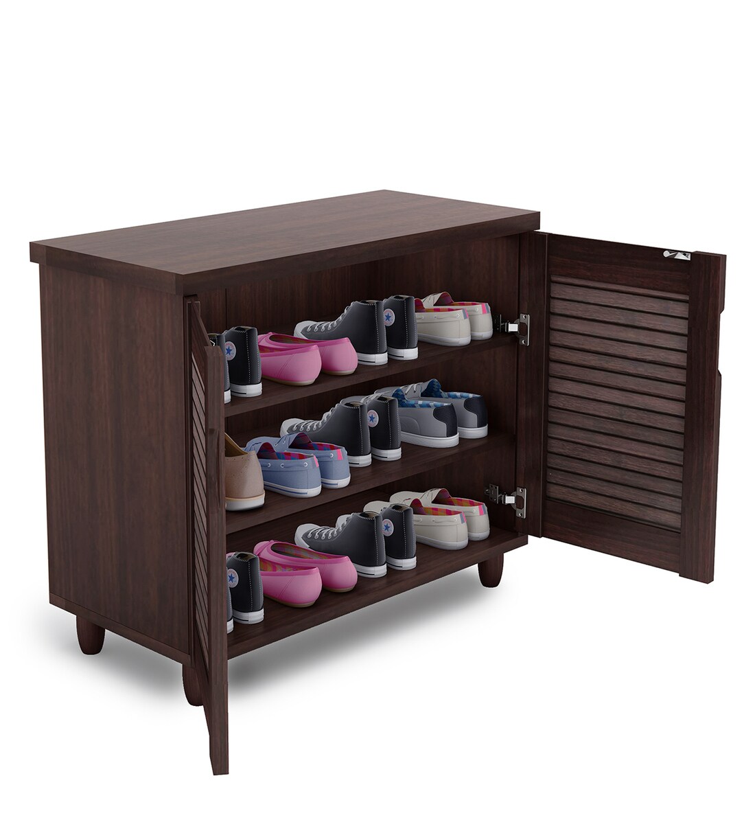 Buy Riveria 2 Door Shoe in Wenge Finish by HomeTown Online