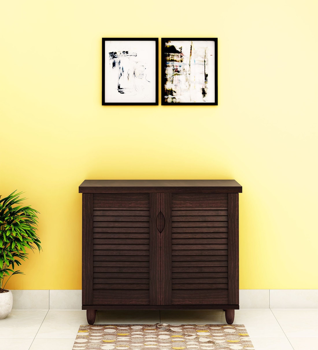 Buy Riveria 2 Door Shoe in Wenge Finish by HomeTown Online