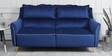 Ricardo Velvet 3 Seater Sofa In Royal Blue Colour