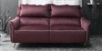 Ricardo Velvet 3 Seater Sofa In Wine Colour