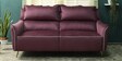 Ricardo Velvet 3 Seater Sofa In Wine Colour
