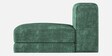 Ricardo Fabric Corner Sofa in Green  with Wooden Tables