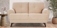 Riga Fabric 2 Seater Sofa In Beige Colour