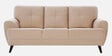Riga Fabric 3 Seater Sofa In Beige Color