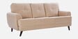 Riga Fabric 3 Seater Sofa In Beige Color