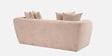 Rihanna Fabric 2 Seater Sofa In Beige Colour