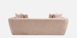 Rihanna Fabric 3 Seater Sofa In Beige Colour