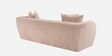 Rihanna Fabric 3 Seater Sofa In Beige Colour