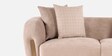 Rihanna Fabric 3 Seater Sofa In Beige Colour
