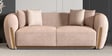 Rihanna Fabric 3 Seater Sofa In Beige Colour