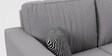 Rio 2 seater Fabric sofa in  Light Grey color