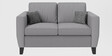 Rio 2 seater Fabric sofa in  Light Grey color