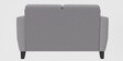 Rio 2 seater Fabric sofa in  Light Grey color