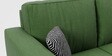Rio 2 seater Fabric sofa in Forest Green  color