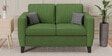 Rio 2 seater Fabric sofa in Forest Green  color