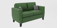 Rio 2 seater Fabric sofa in Forest Green  color