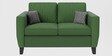 Rio 2 seater Fabric sofa in Forest Green  color