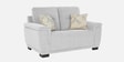 Rio Boucle Fabric 2 Seater Sofa In White Colour