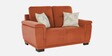 Rio Chenille Fabric 2 Seater Sofa In Orange Color