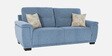 Rio Chenille Fabric 3 Seater Sofa In Ice Blue Colour