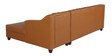 Riosche Leatherette LHS Sectional Sofa (3+ Lounger)in Tan Colour