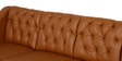 Riosche Leatherette RHS Sectional Sofa (3+ Lounger)in Tan Colour