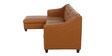 Riosche Leatherette RHS Sectional Sofa (3+ Lounger)in Tan Colour