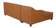 Riosche Leatherette RHS Sectional Sofa (3+ Lounger)in Tan Colour