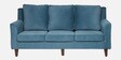 Ritzy Fabric 3 Seater Sofa In Blue Colour