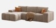 Riviera Premium Sectional Sofa In Beige Color