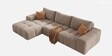 Riviera Premium Sectional Sofa In Beige Color