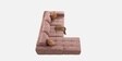 Riviera Premium Sectional Sofa In Blush Pink Color
