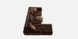 Riviera Premium Sectional Sofa In Dark Brown Color