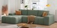 Riviera Premium Sectional Sofa In Frosty Green Color