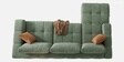 Riviera Premium Sectional Sofa In Frosty Green Color
