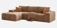 Riviera Premium Sectional Sofa In Light Brown Color