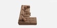 Riviera Premium Sectional Sofa In Light Brown Color